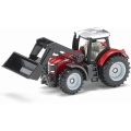 Traktor Massey Ferguson z przednią ładowarką model metalowy SIKU S1484